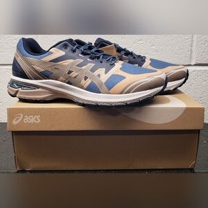 Asics Gel-Terrain Grand Shark Taupe Grey Blue Tan 10 1203A342-400 Running Shoes